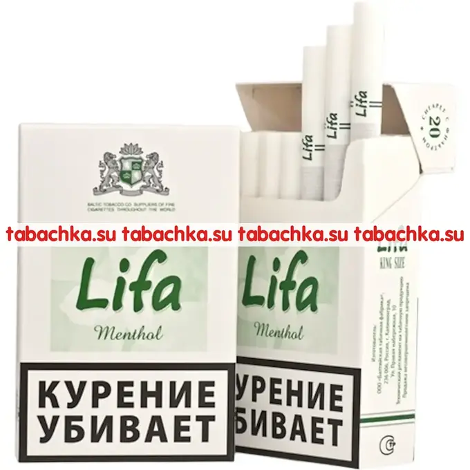 Сигареты Lifa Menthol Сигареты Lifa Menthol
